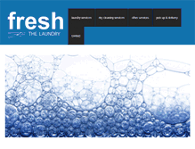 Tablet Screenshot of freshthelaundry.co.za